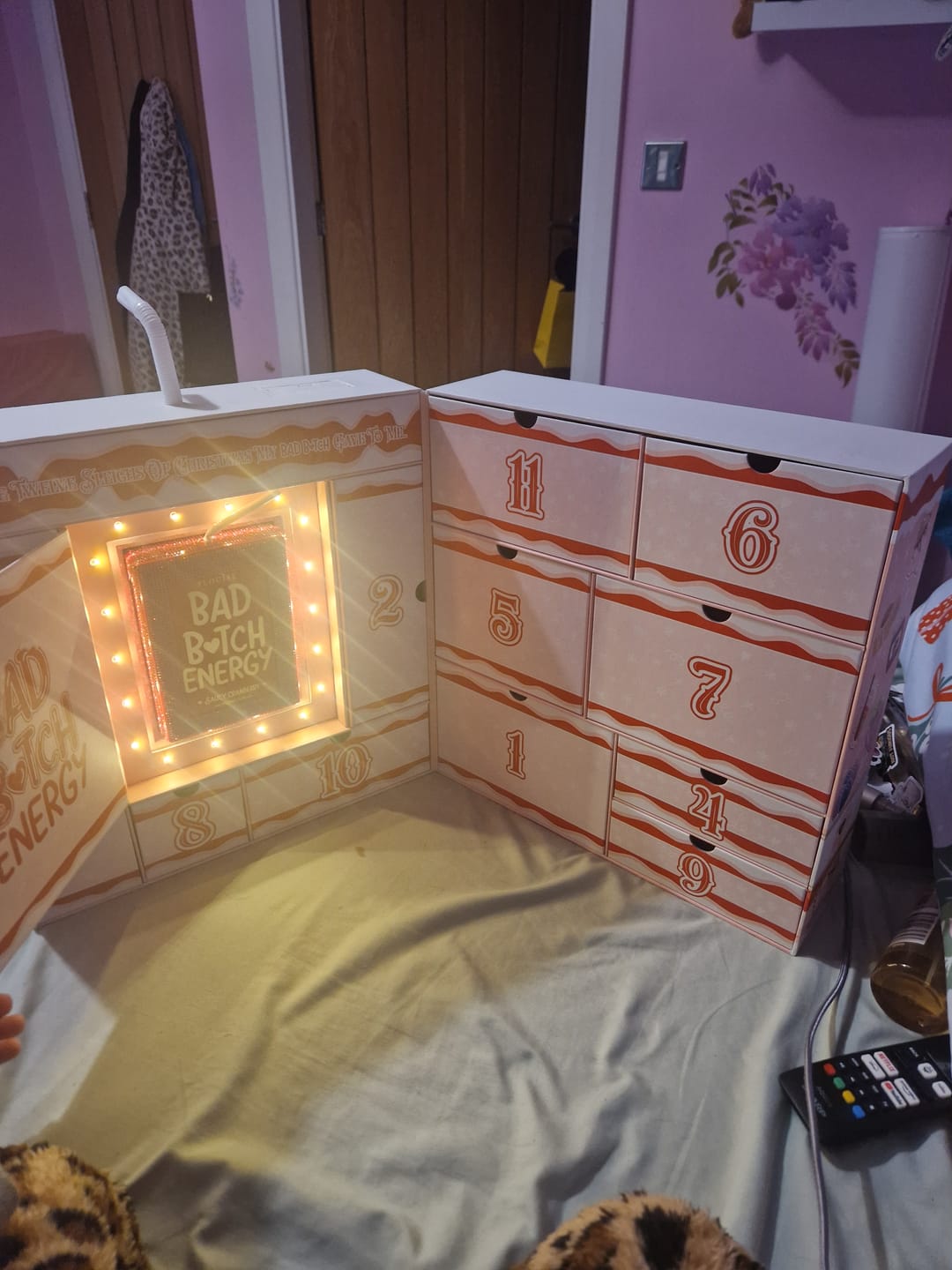 Customer photo review of 12 Sleighs Of Christmas Bad Bitch Skincare Advent Calendar 2025