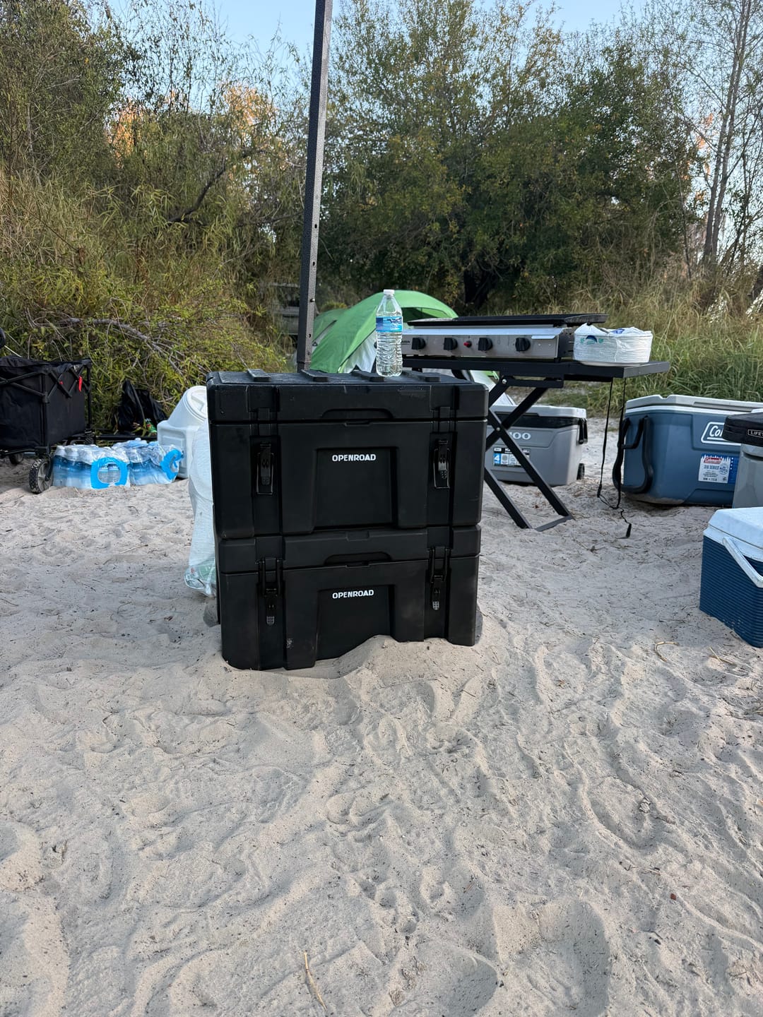 Customer photo review of OPENROAD Camping Storage Case – 50L