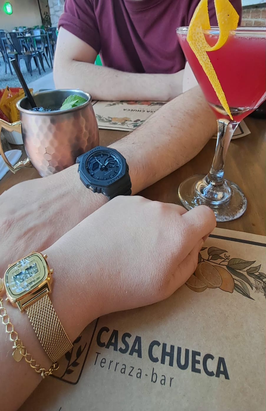 Customer photo review of Reloj Casio G-Shock Royal Oak "Casioak" GA-2100-1A1JF JDM Made in Japan