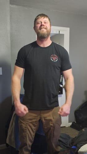Customer photo review of WHEN I'M DEAD T-SHIRT