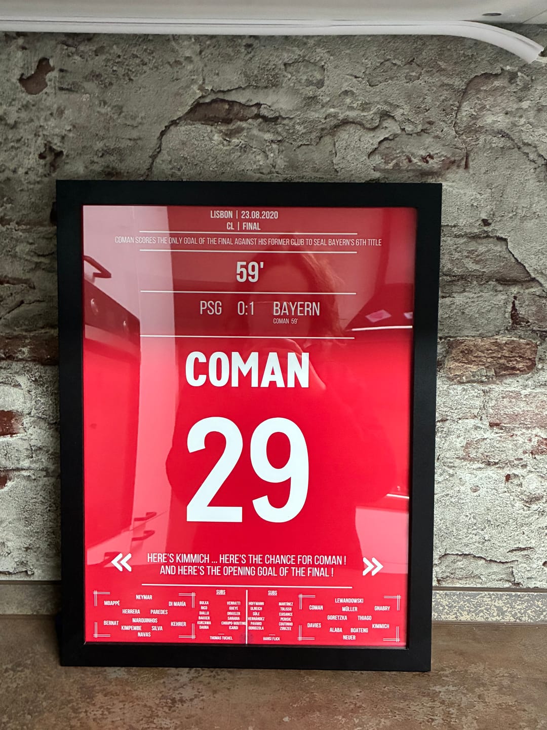 Customer photo review of Comans Kopfballtreffer beschert den Bayern den Henkelpott 2020 gegen Paris