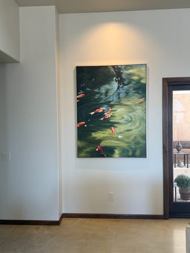 Customer review photo for Colorful Painting #CA372