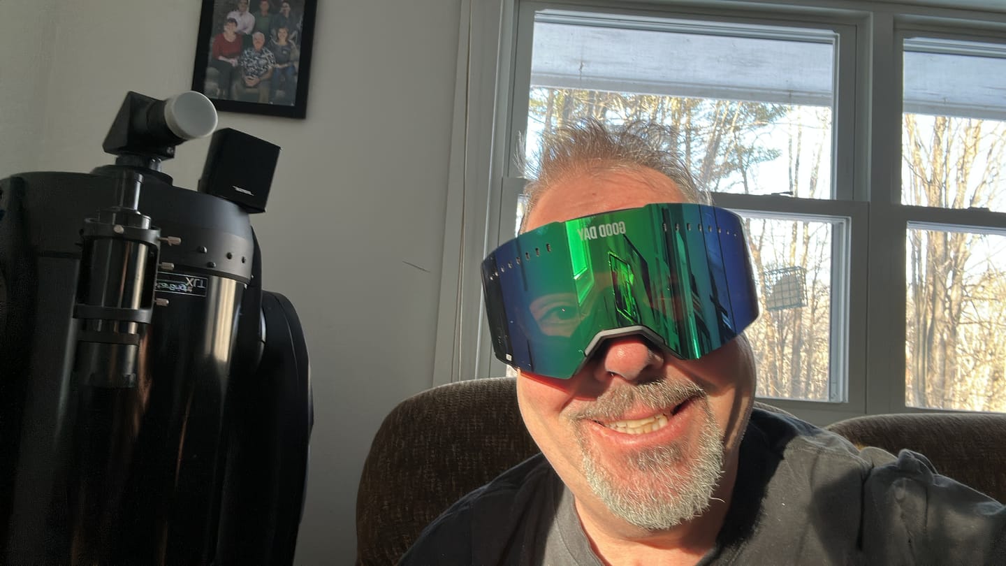 Customer photo review of The Valorie Snow Goggle - Clear Lens