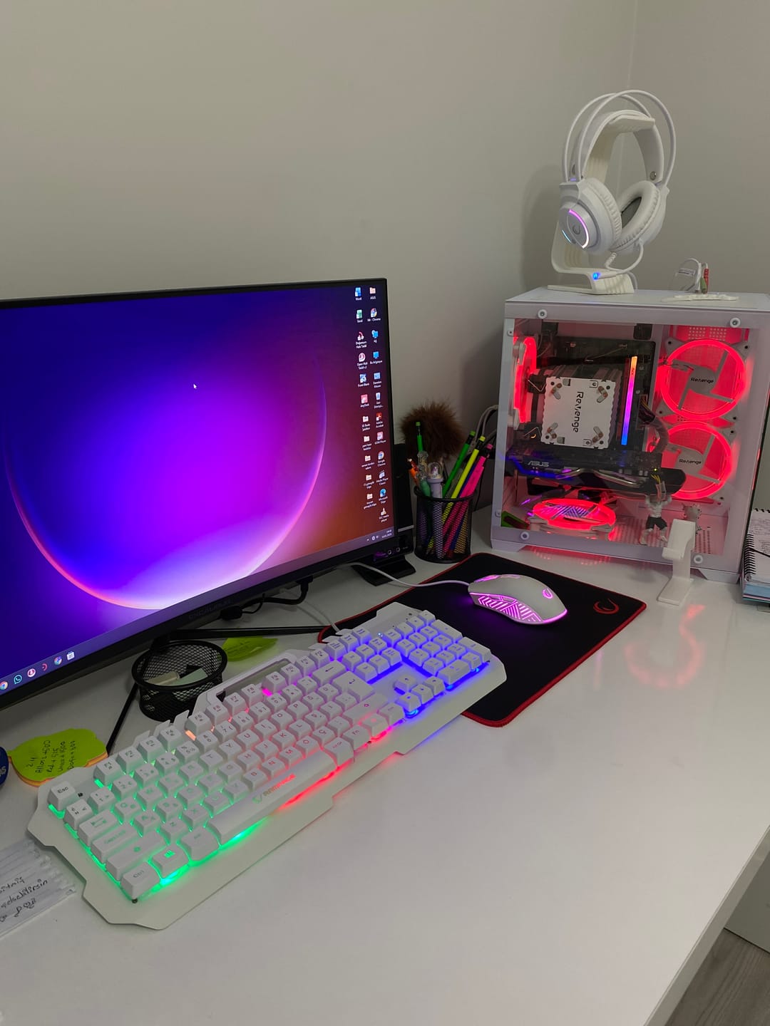 Customer photo review of Combo Mouse + Mousepad + Kulaklık Oyuncu Klavye Set