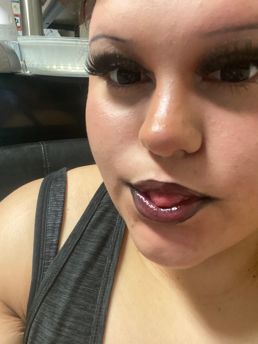 Customer photo review of PRIMAL ® Possessed - Black Colored contact Lenses