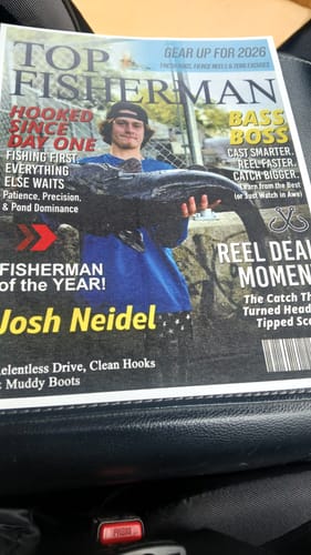 Customer photo review of Personalized "Top Fisherman" Magazine Cover Poster With Photo & Name Angler Funny Fisherman Gift For Fishing Lover