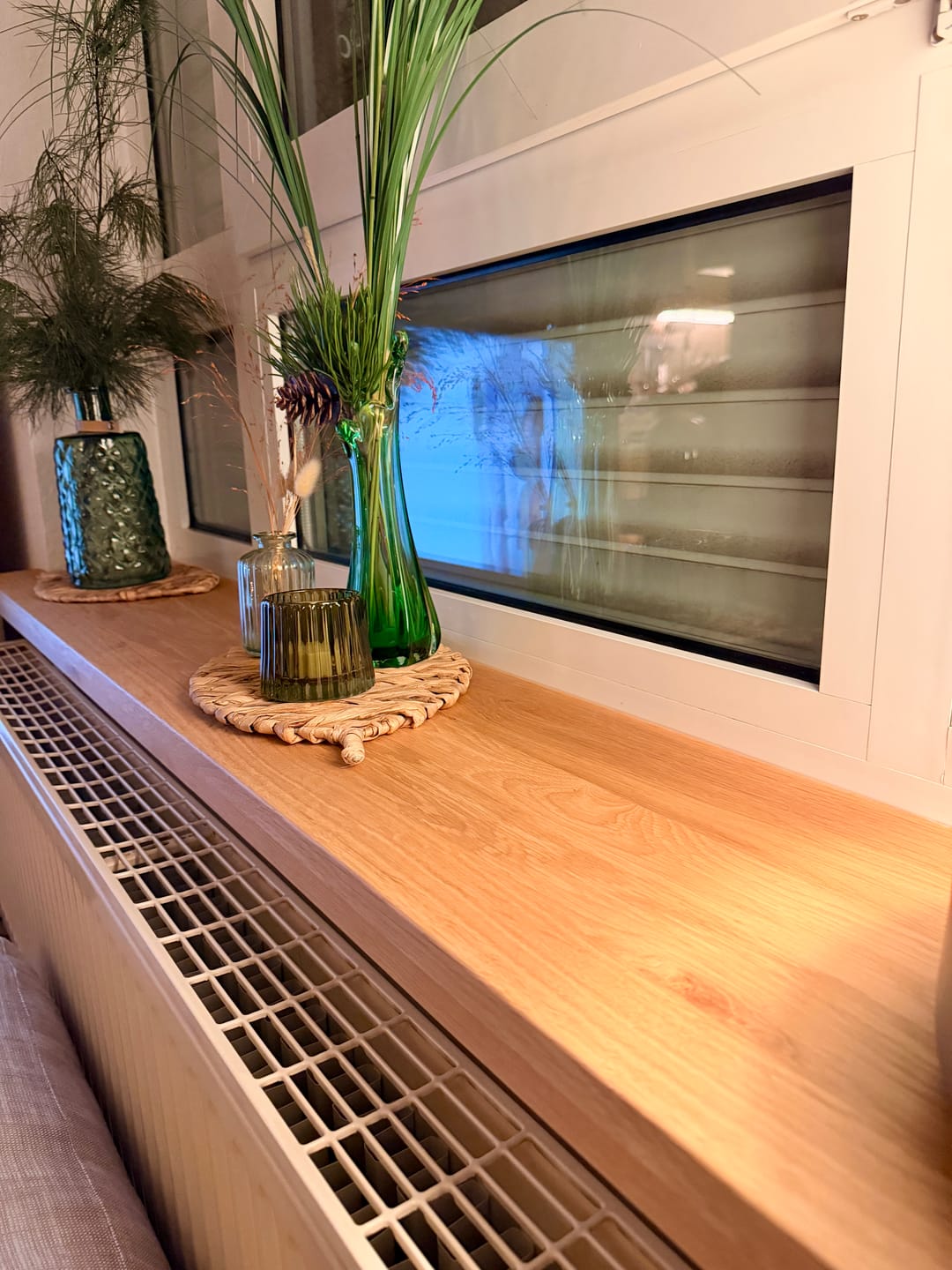 Customer photo review of Aufsatzfensterbank Eiche