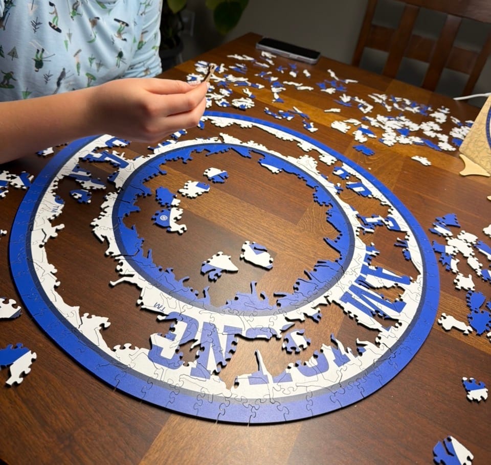Customer photo review of Brigham Young University - Wooden Puzzle