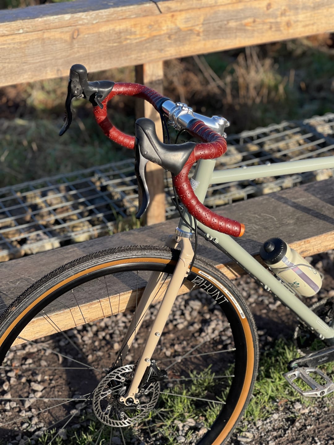 Customer photo review of Temple Leather Bar Wrap