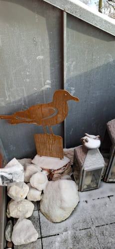Customer photo review of Gartenstecker Möwe