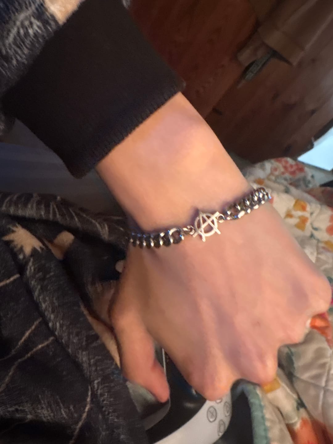 Customer photo review of ANARCHY CUBAN BRACELET