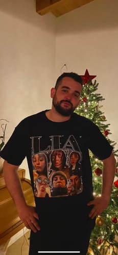 Customer photo review of CUSTOM VINTAGE TEE