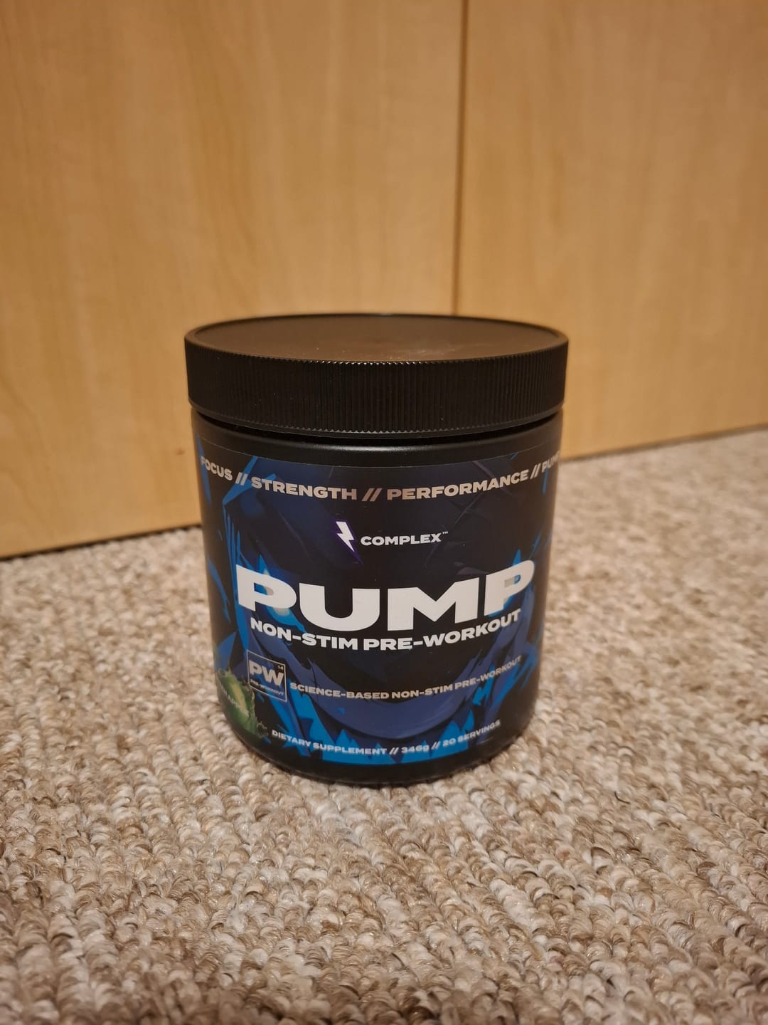 Customer photo review of Pump Non-Stim Pre-workout