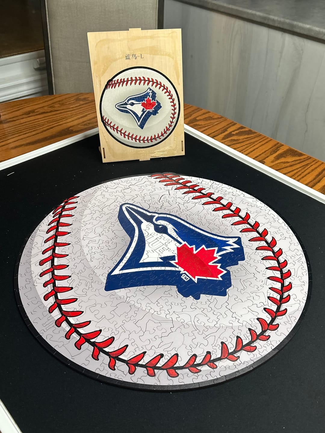 Customer photo review of Toronto Blue Jays™ - Wooden Puzzle