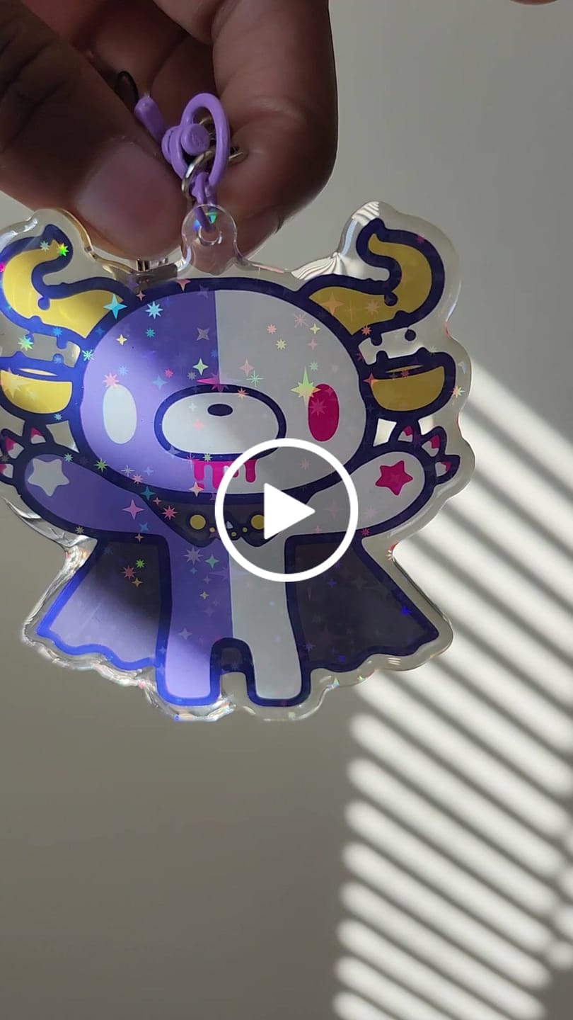 Customer video review of Gloomy Bear Zodiac Keychains