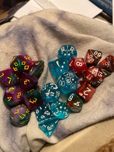 Customer photo review of Mystery Dice