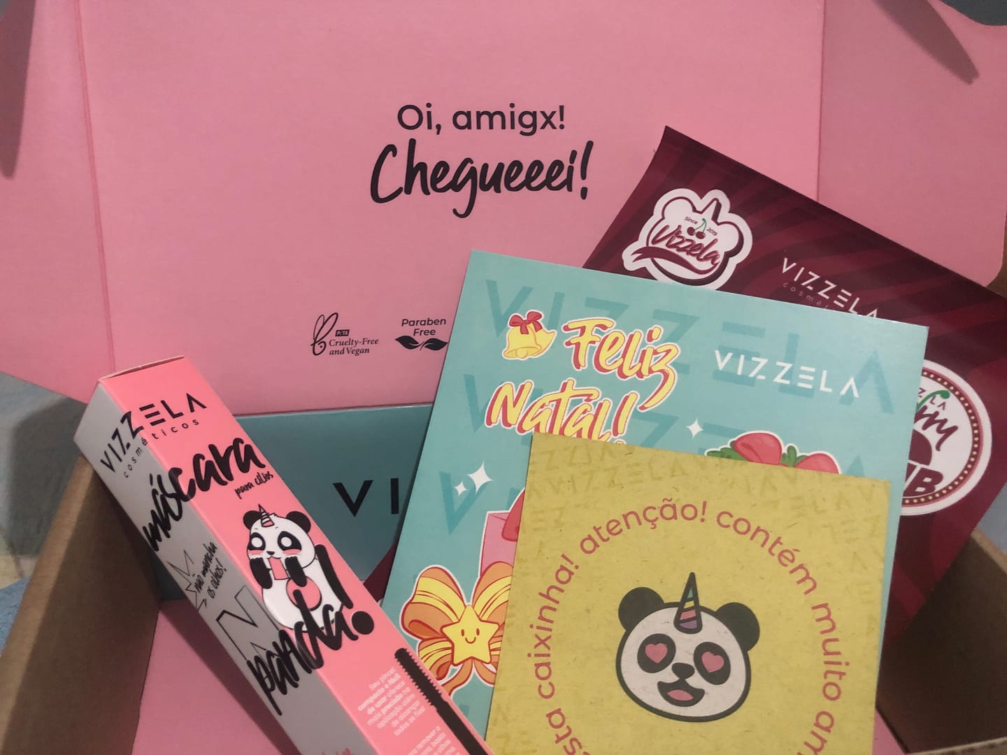 Customer photo review of Máscara Para Cílios No Panda Vizzela - Preta