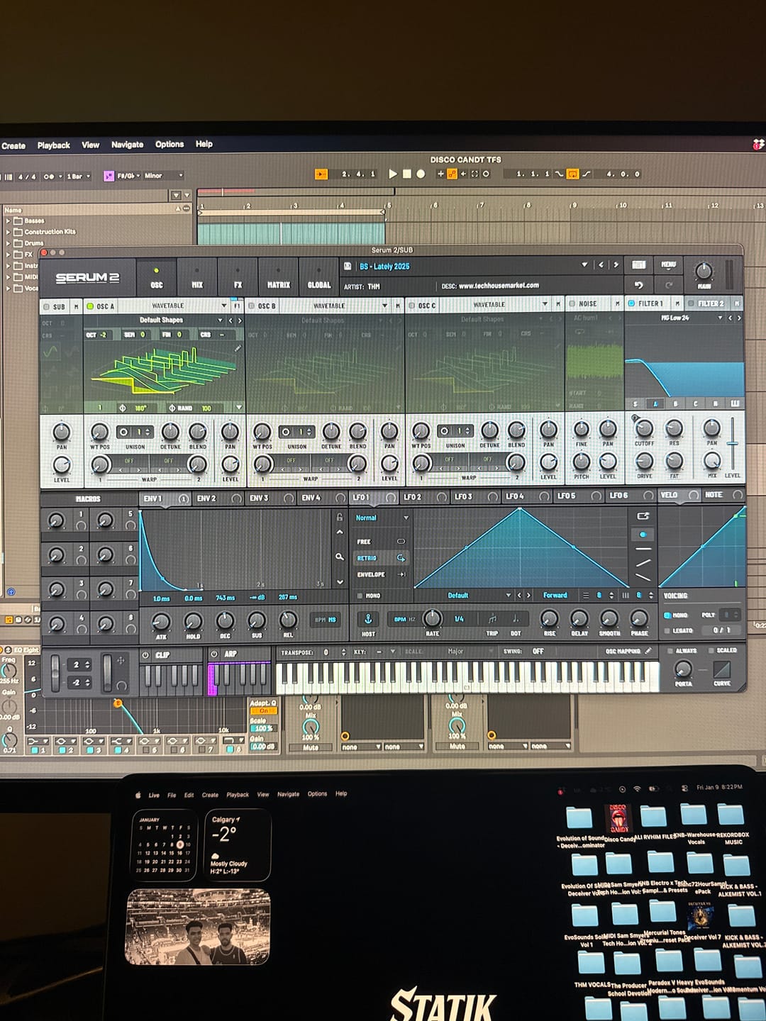 Customer photo review of Amsterdam Grooves Vol.2 - Serum & Sample Pack Bundle - Minimal Deep Tech - Tech House