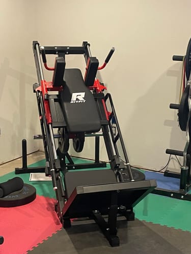 Customer photo review of RitFit BLP01 45 Degree 3-In-1 Leg Press Hack Squat and Calf Raise Machine