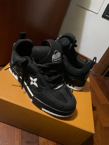 Recensione con foto di un cliente su Sneakers LV Skate Nera/Bianca