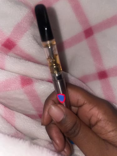 Customer photo review of 1 Gram THCA Blend Vape Cartridge | Wedding Cake - Indica