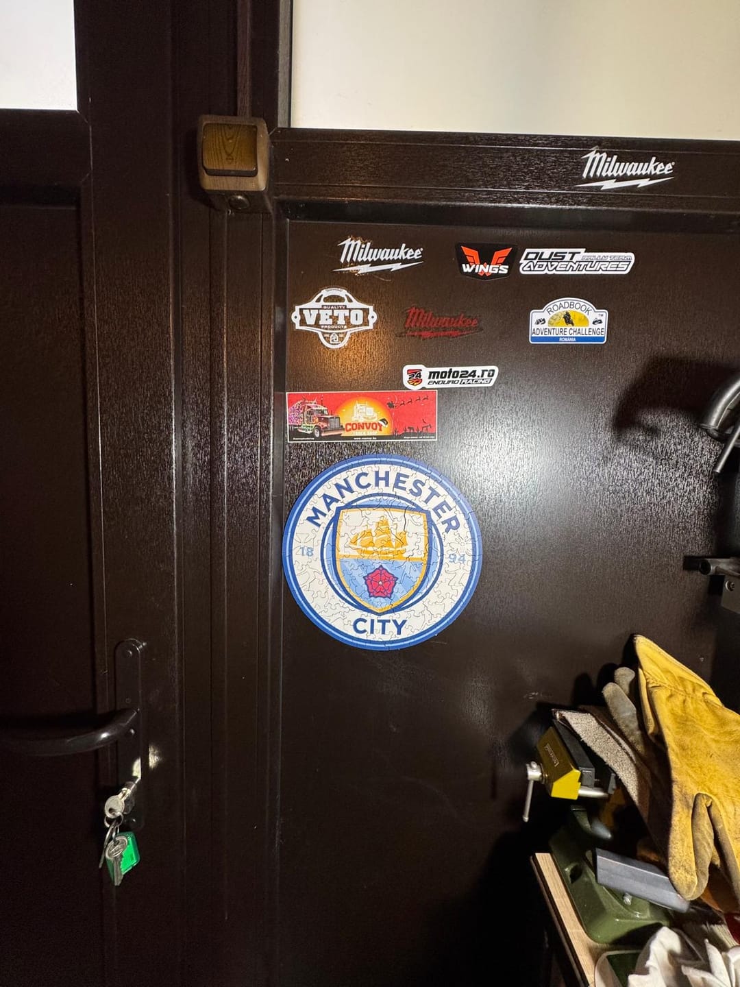 Customer photo review of Manchester City FC® Logo - Wooden Puzzle