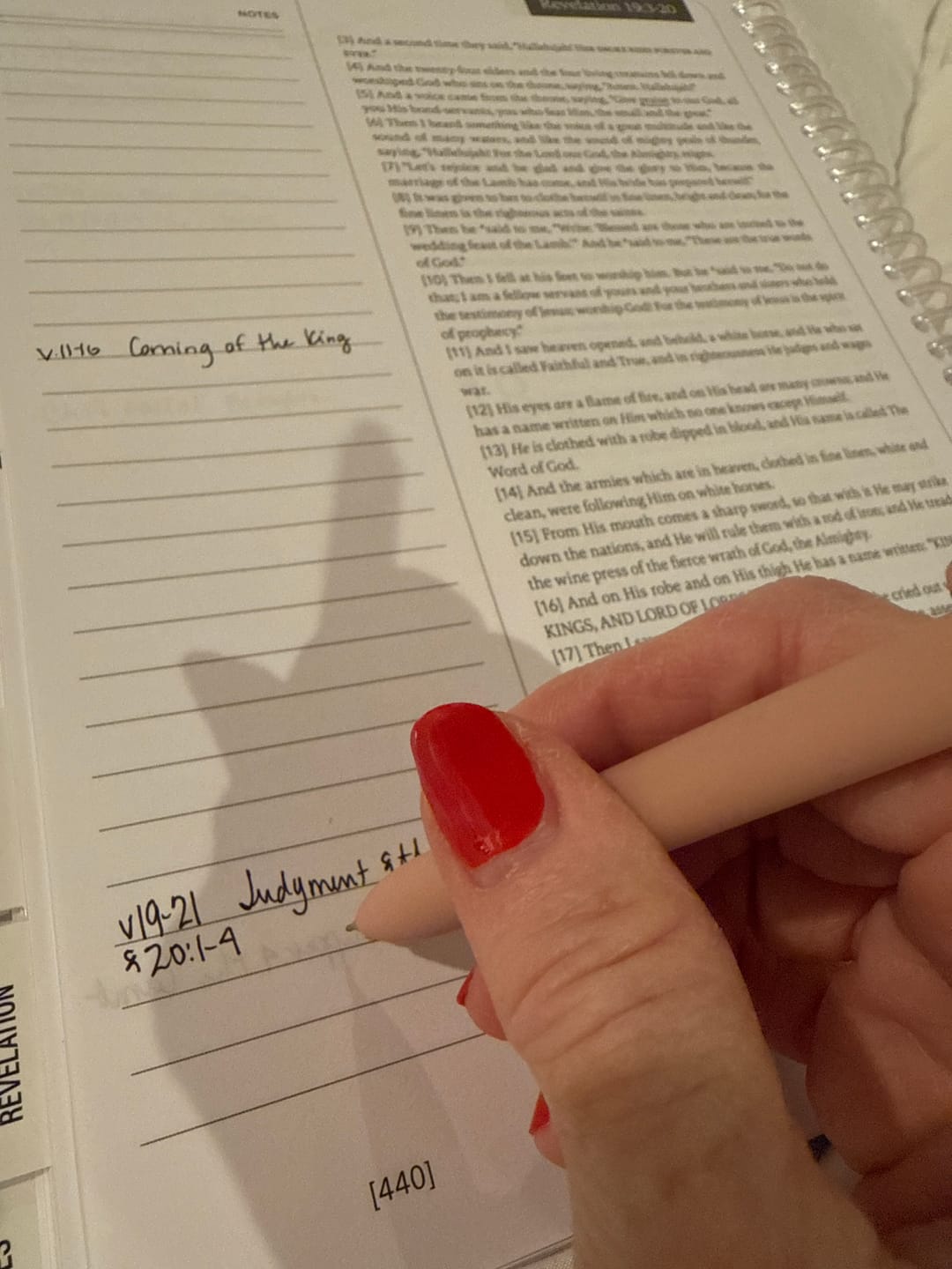 Customer photo review of Spiral Bible™ Highlighter Pack