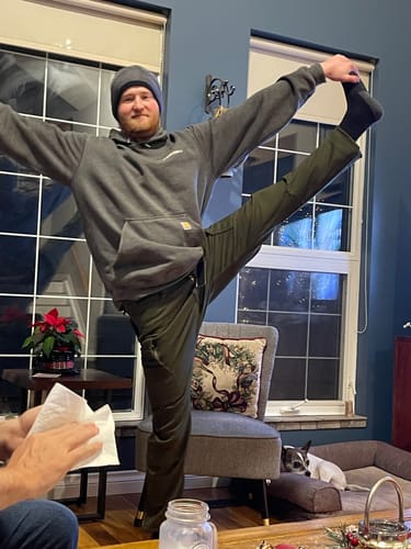 Customer photo review of RX-1 Relaxed Work Pants O.D. Green