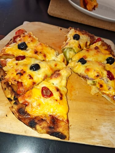 Customer photo review of Sourdough Pizza Bases