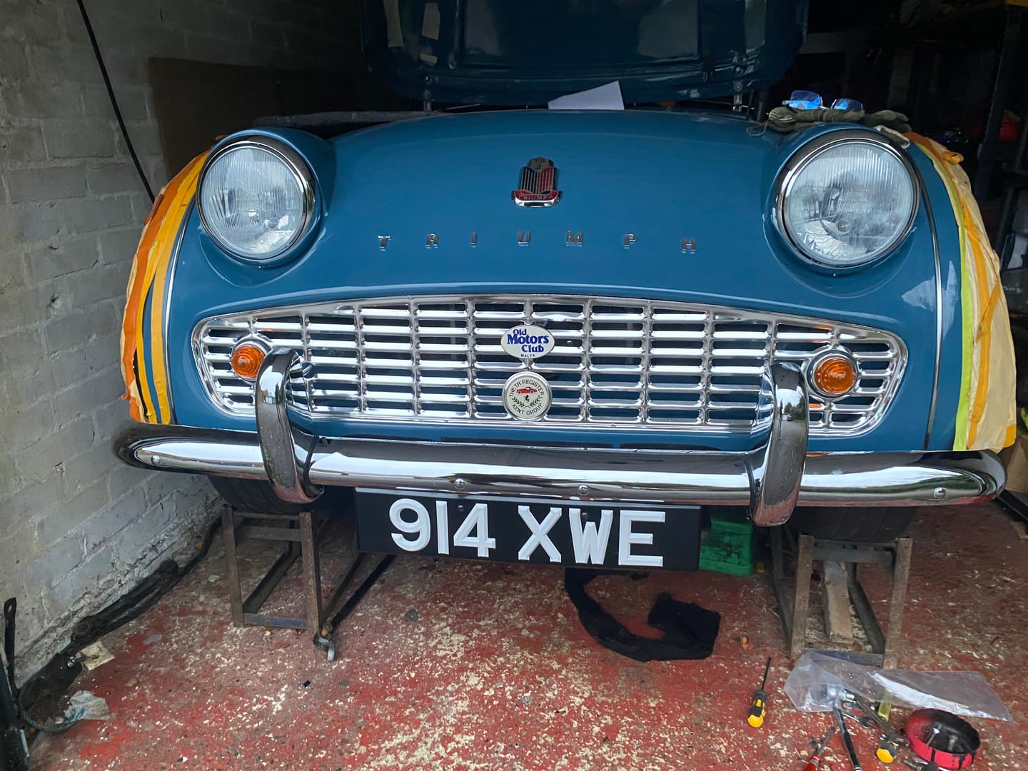 Customer photo review of Classic Raised & Riveted Number Plates | Pair*