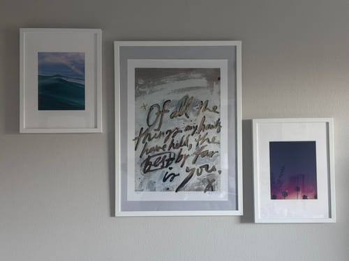 Customer photo review of BEST BY FAR – GOLD FOIL