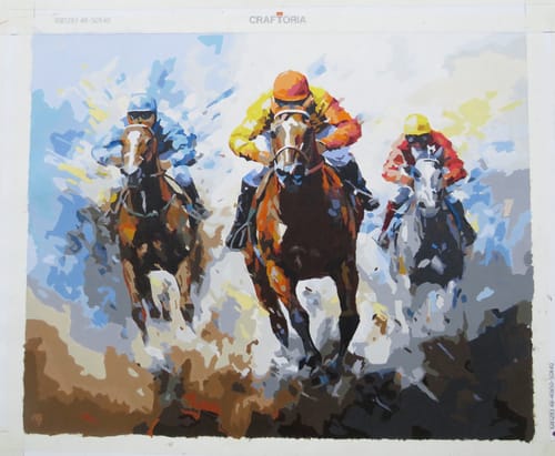 Customer photo review of Vivid Horses Racing