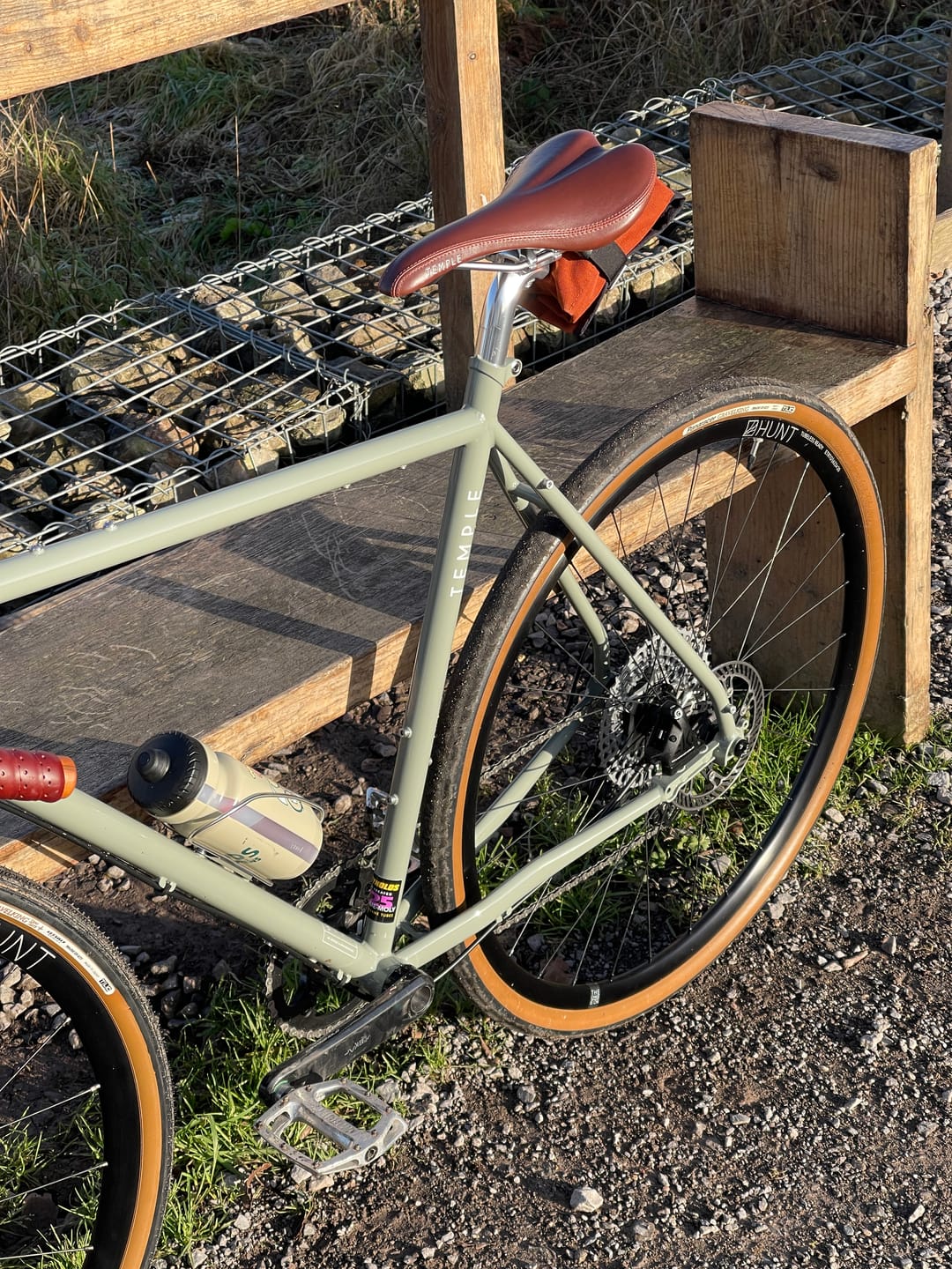 Customer photo review of Temple Bristol Saddle Brown