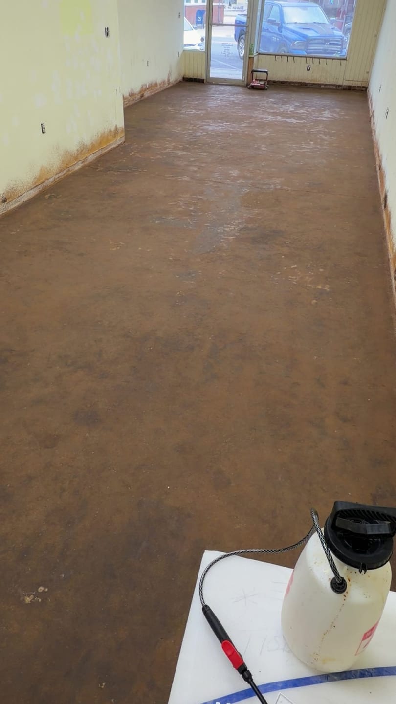 Customer photo review of Kemiko Concrete Stain - Stone Tone Kemiko