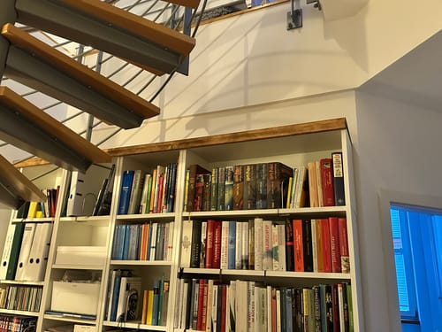 Customer photo review of Aufsatzfensterbank Fichte