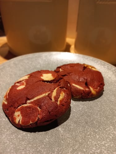 Customer photo review of Red Velvet Cookies