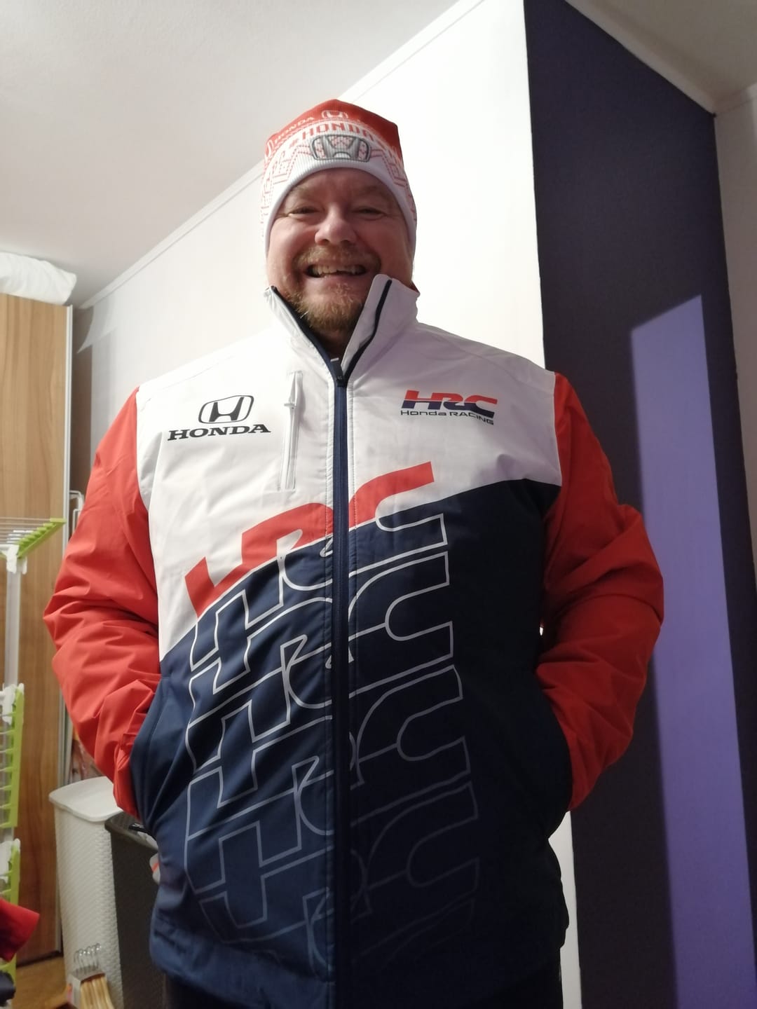Customer photo review of HRC Honda Racing Team Soft Shell Jacket