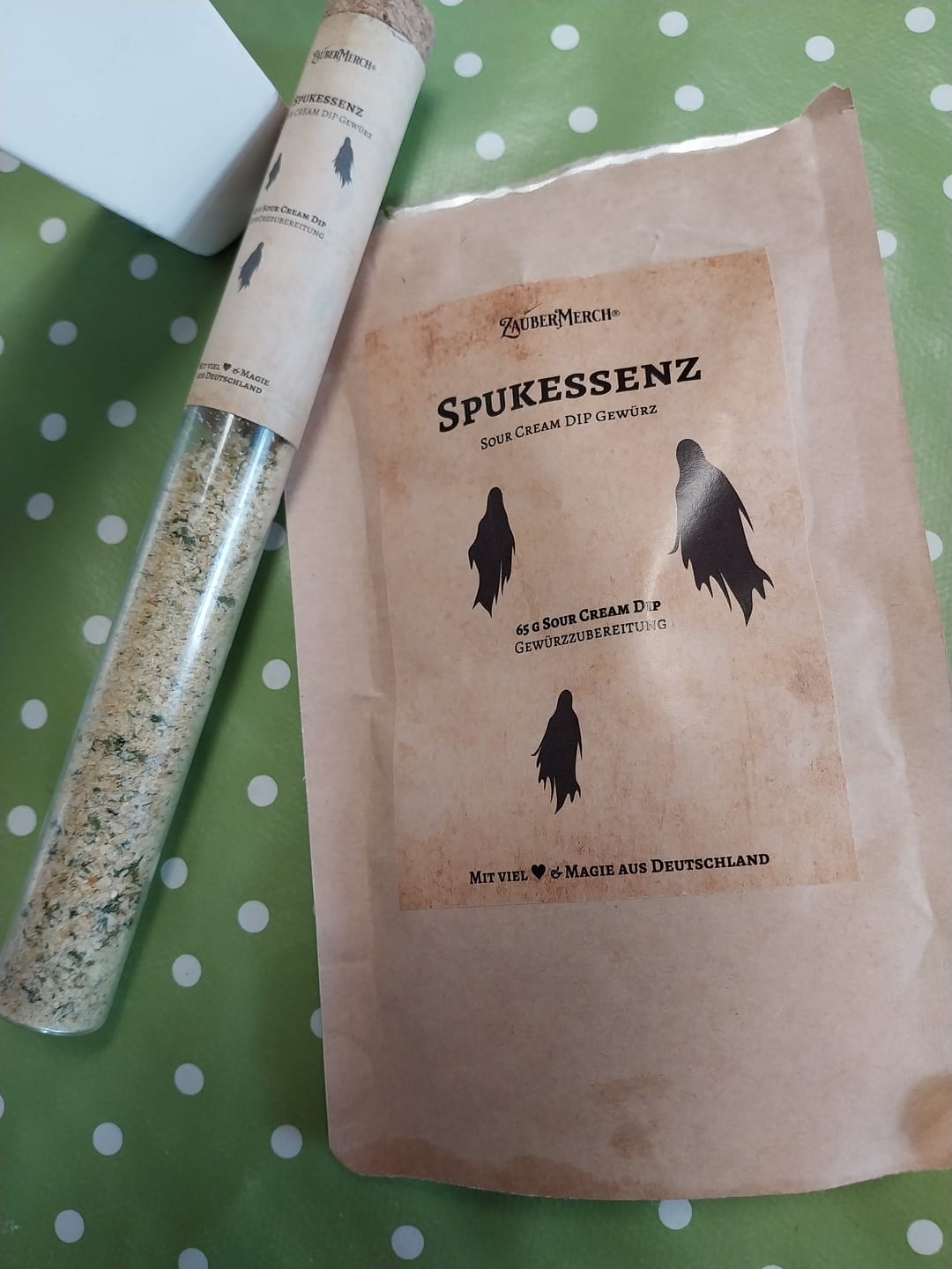 Customer photo review of Alchemisten-Set - 5er Gewürz- und Dipset im Reagenzglas