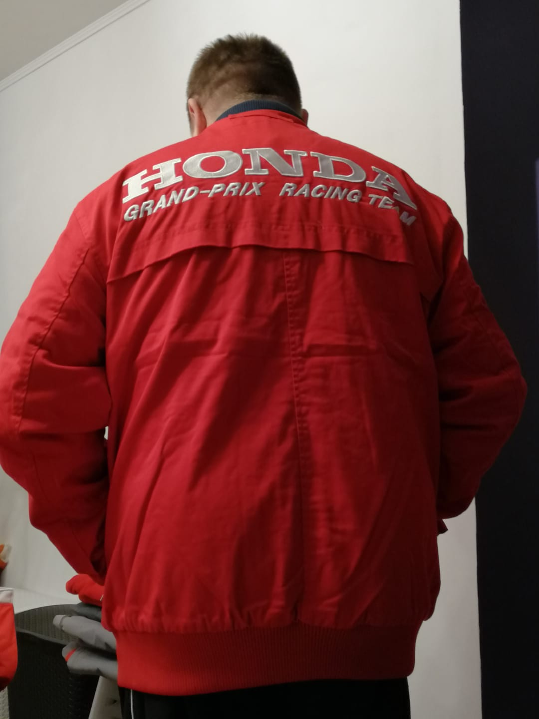 Customer photo review of 1989 Honda Grand Prix Racing Team Twill Jacket