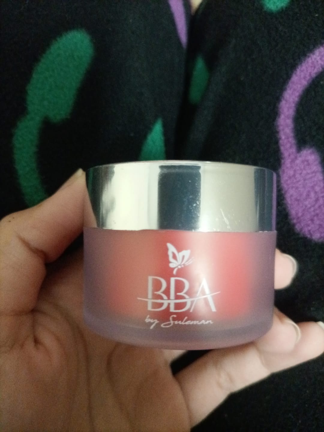 Customer photo review of Strawberry + Rice Brightening Cream