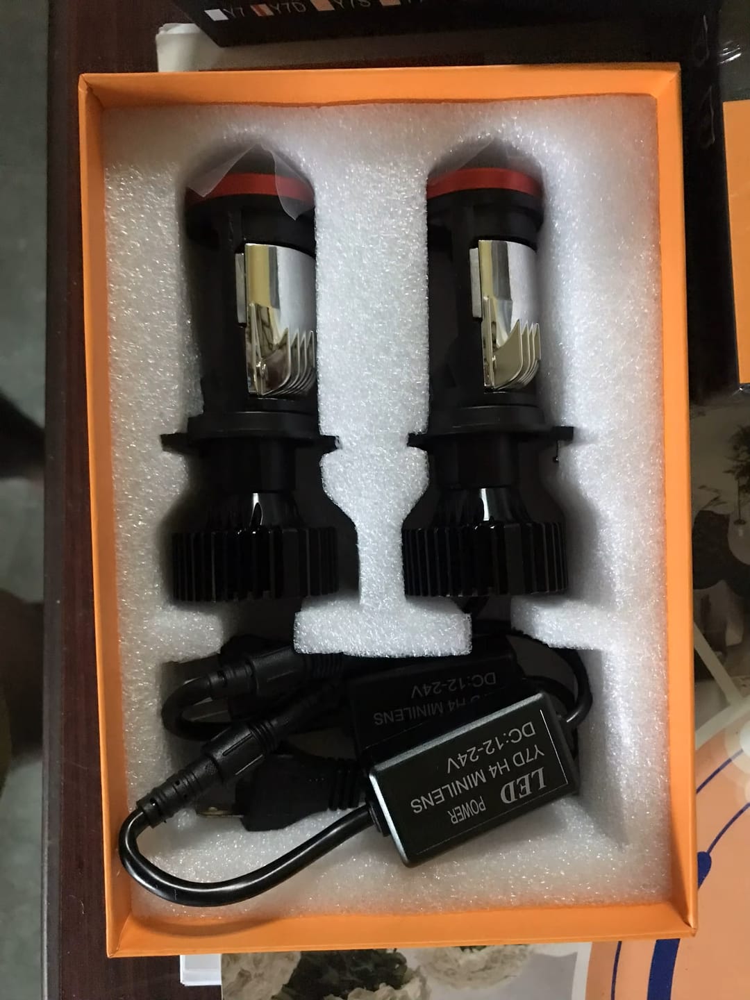 Customer photo review of Proyector H4  Antiencandilante Alta Gama