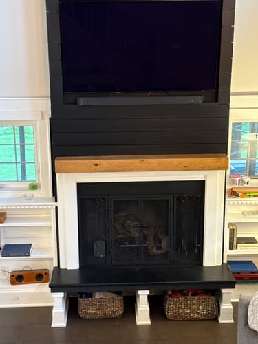 Customer photo review of Contemporary Mantels