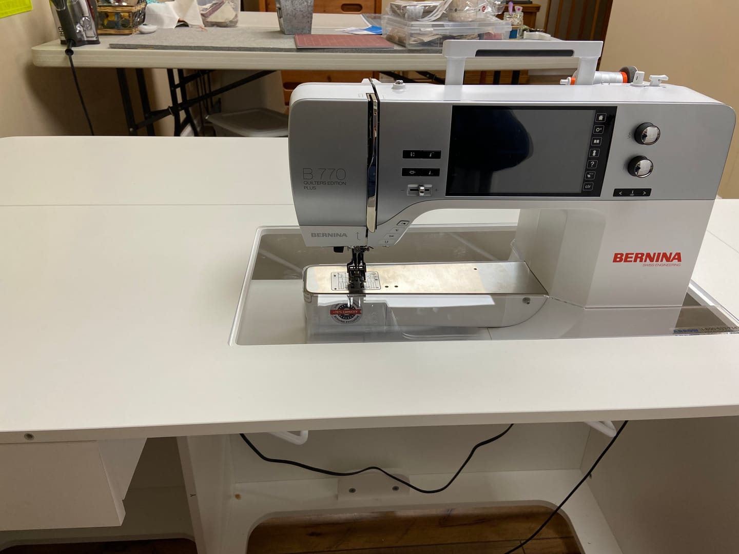Customer photo review of Christa Sewing Cabinet