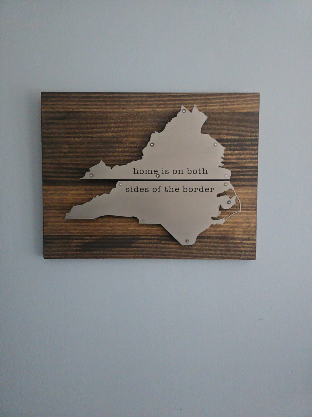 Customer photo review of Virginia/North Carolina Home is on both sides of the border