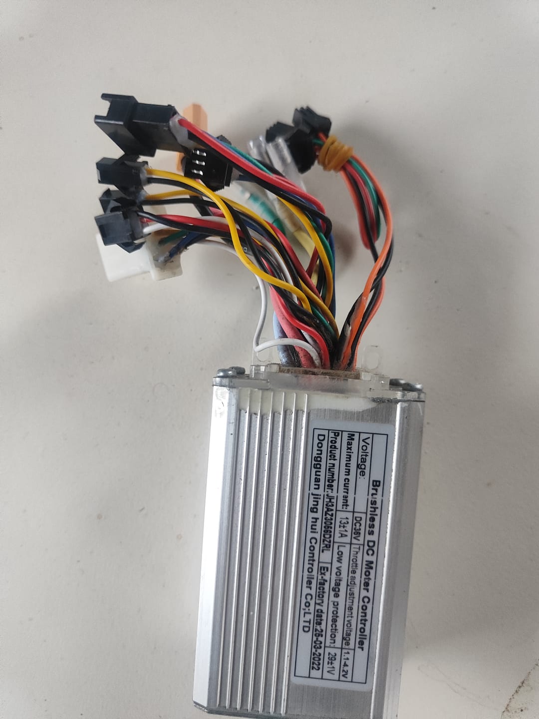 Zdjęcie od klienta przedstawiające sterownik do roweru elektrycznego