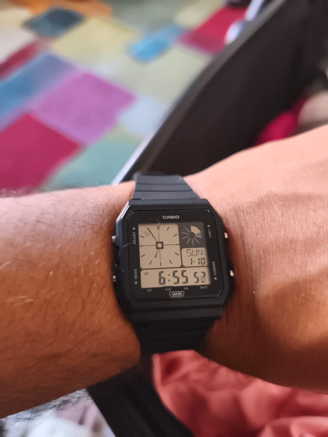 Customer photo review of Reloj Casio Vintage LF-20W-1ADF Twin-Graph Reissue Resina