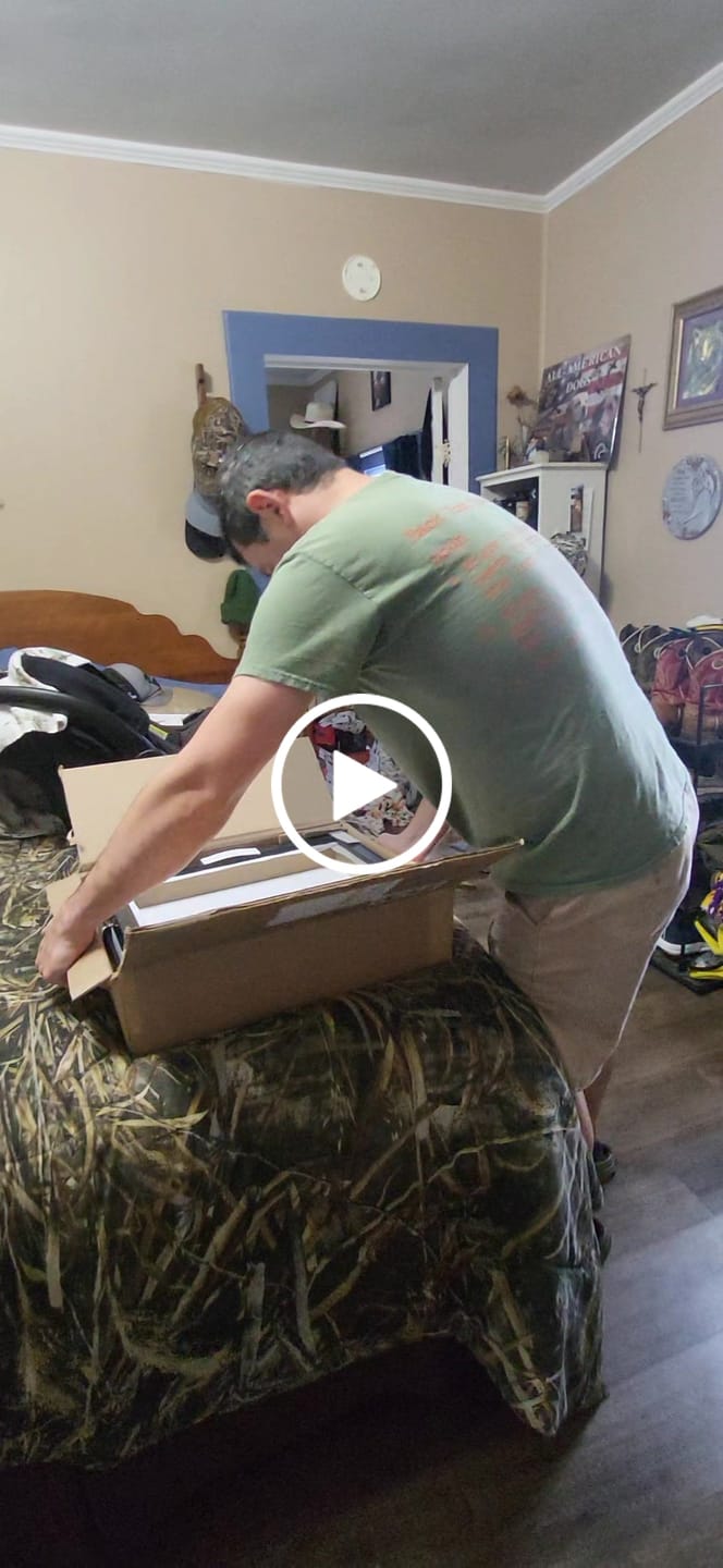 Customer video review of Add Deceased Loved One to Photo | Custom Canvas Pictures with Deceased Loved Ones