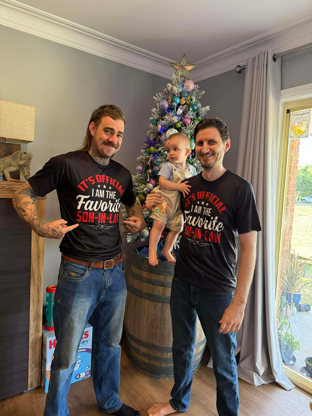 Customer photo review of It's Official I Am The Favorite Son-In-Law - Lovely Gift For Son-In-Law Classic T-Shirt