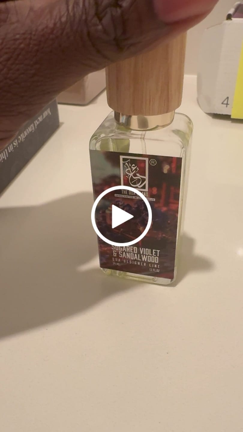 Customer video review of Sugared Violet & Sandalwood