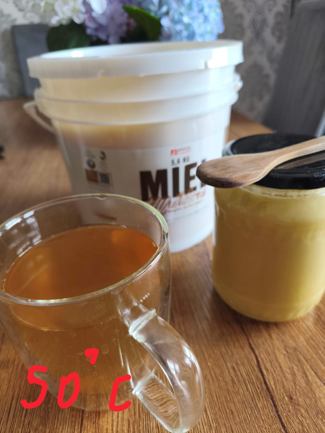 Customer photo review of Balde Miel Multiflora de La Región de Los Lagos 5,6 kilos